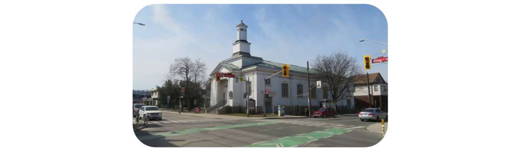 Laidlaw Church, north side showing entrance to Artword Studio